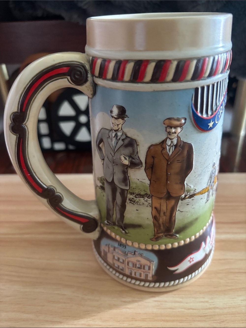 Wright Brothers "Kitty Hawk" Cream Ceramic Decorative Mug